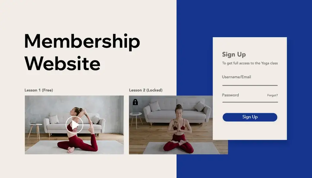 Membership website